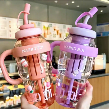 straw water bottle